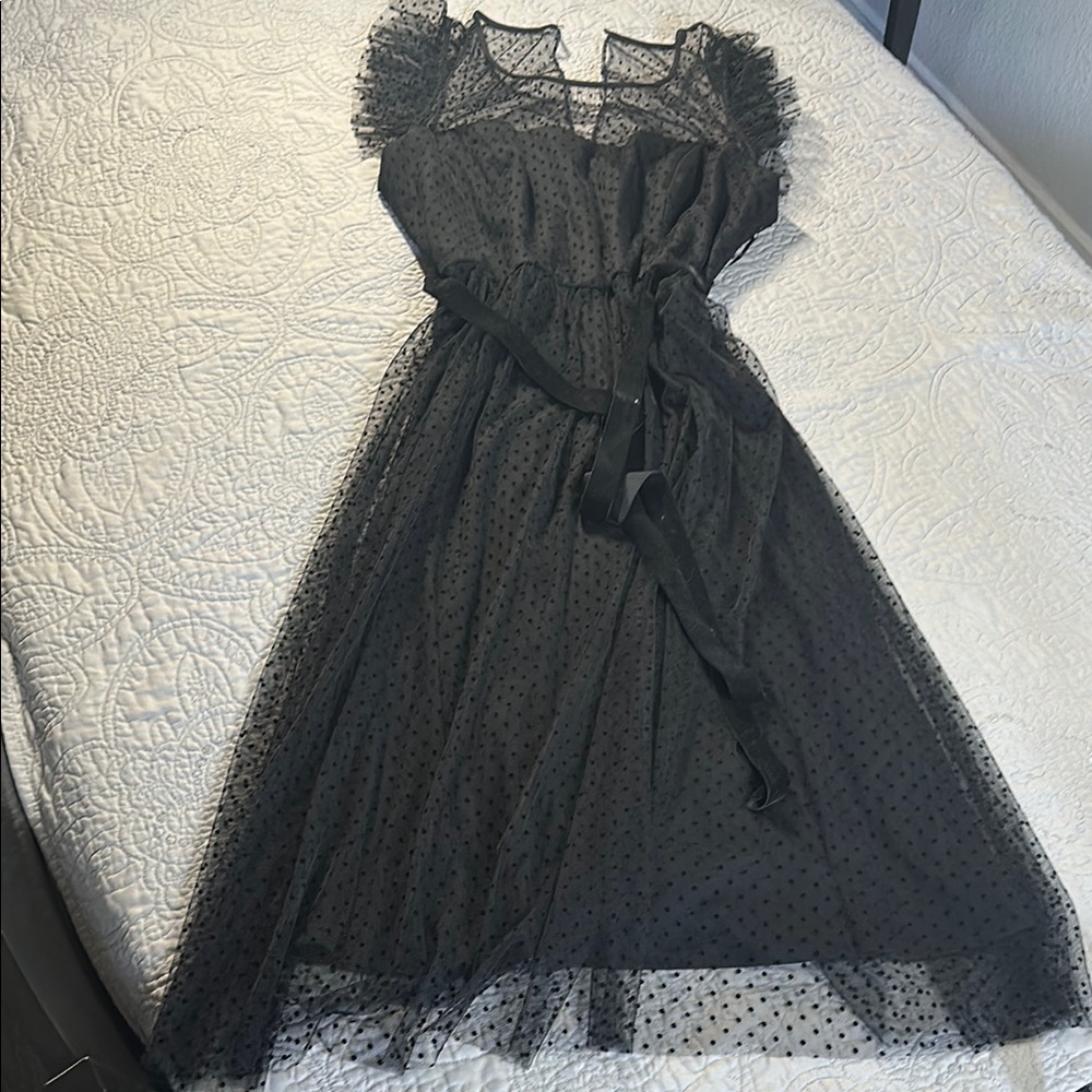 Jason Wu Black Midi Dress